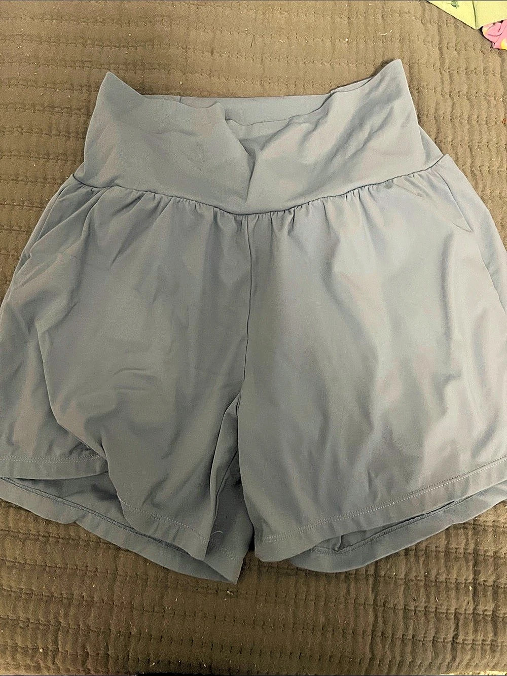 Halara SoftlyZero Airy Super High Waisted 2-in-1 InstantCool Yoga Shorts 2-in-1
